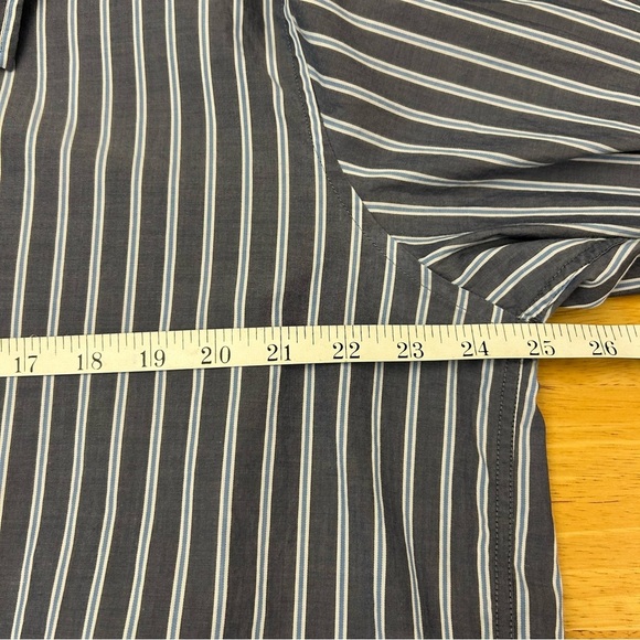BOSS HUGO BOSS Men's Gray Striped Shirt XXL regular - Picture 8 of 10